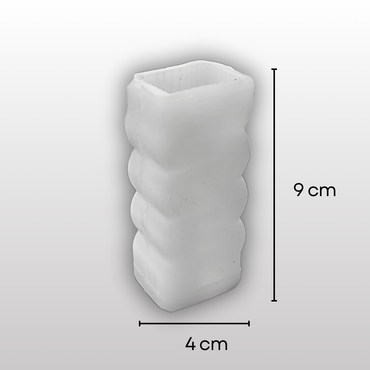 SILICOMOLDS-Wave Stripe Pillar Candle-CM-041