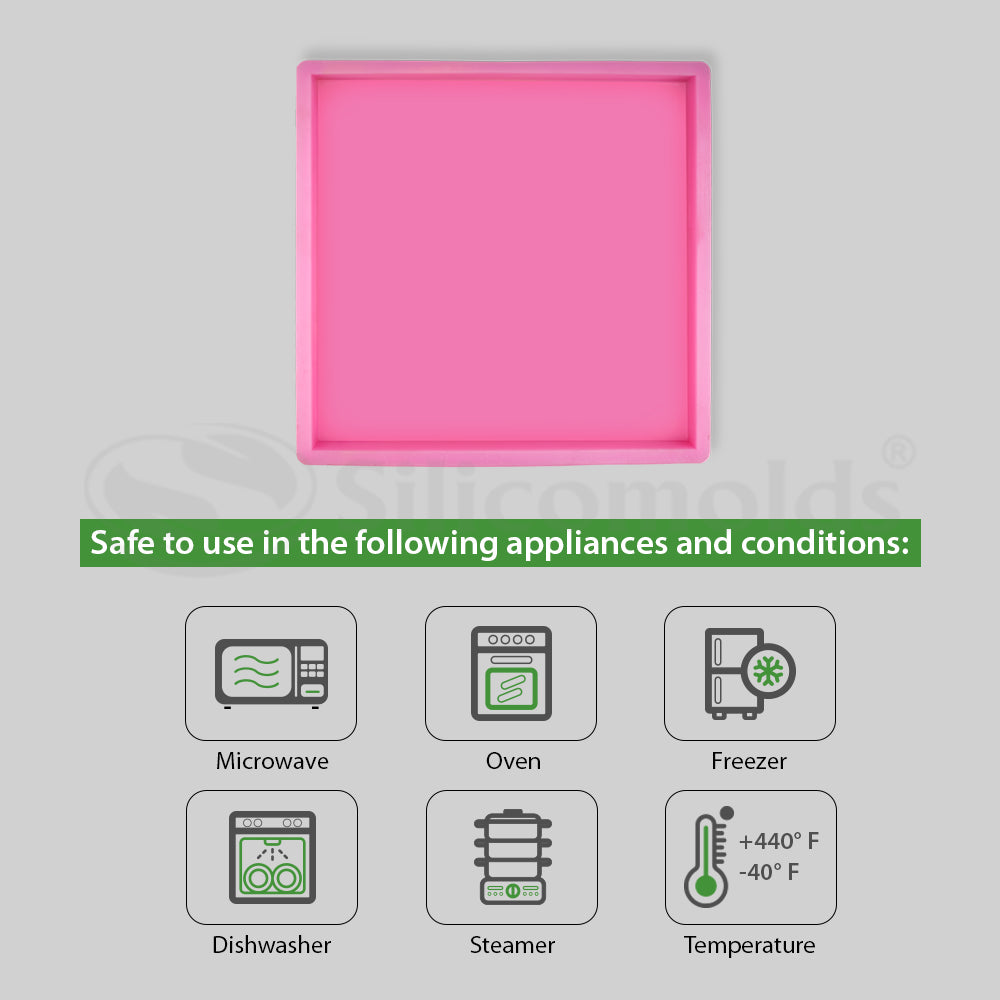 SILICOMOLDS-6Kgs Silicone Soap Slab Mold - URP034SM