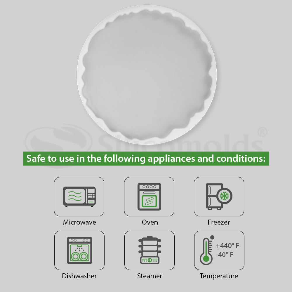 SILICOMOLDS-16" x 15mm AGATE MOLDS-URP291-RM