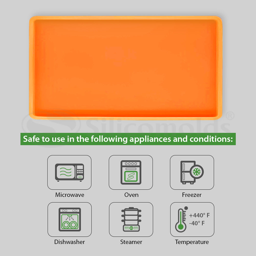 SILICOMOLDS - 5Kgs Silicone Soap - Slab Mold - URP033SM