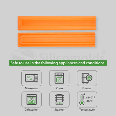 SILICOMOLDS - Silicone Crescent Shape- Soap tube Mold-URP037SM