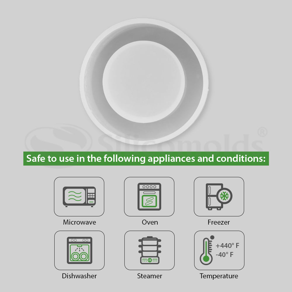 SILICOMOLDS - DONOT - TEALIGHT HOLDER SILICONE MOLD URP-224- RM