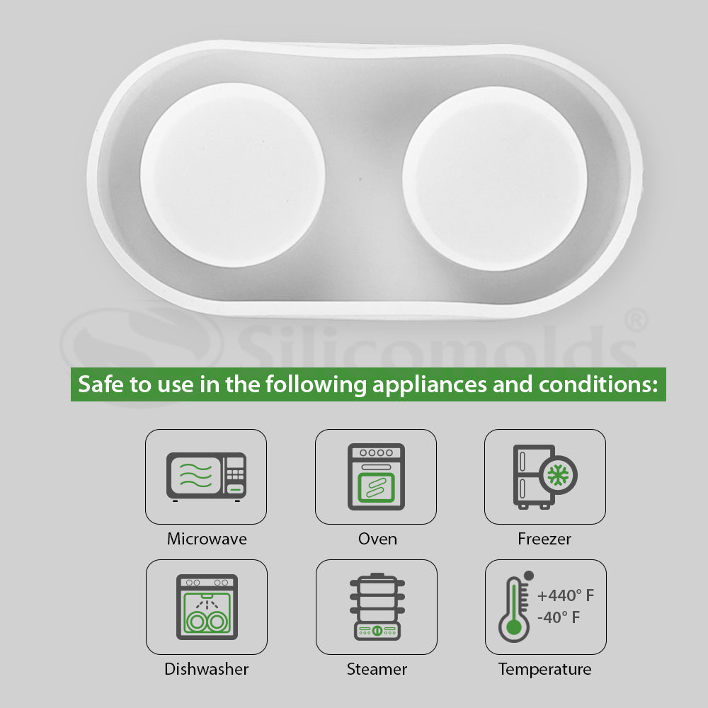 SILICOMOLDS-CAPSULE TEALIGHT 2CVT MOLDS-URP-265-RM