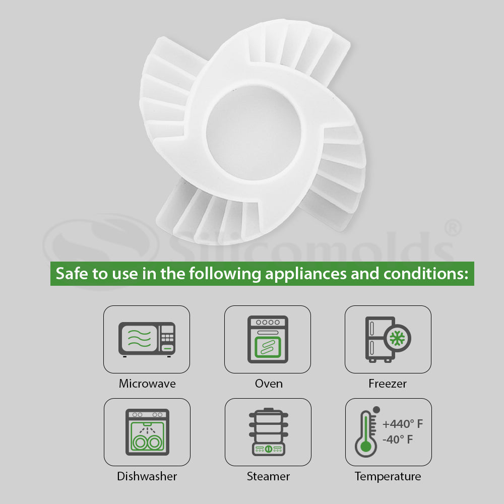 SILICOMOLDS- STAIRCASE TEALIGHT-URP-302- RM
