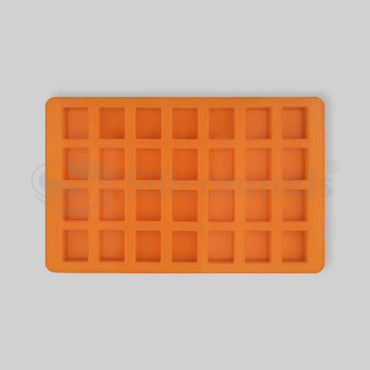SILICOMOLDS - 35gms - Rectangle Shape - 28 cavities Silicone Soap Mold-URP017SM