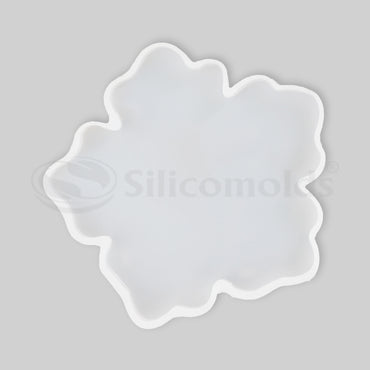 SILICOMOLDS - 5" PLAIN FLOWER COASTER - URP127-RM