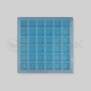 SILICOMOLDS - 20gms - Square Shape-36 Cavities Silicone Soap Mold-URP005SM