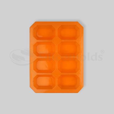 SILICOMOLDS - 100gms - Octagonal Shape - 8 Cavities Silicone Soap Mold-URP024SM