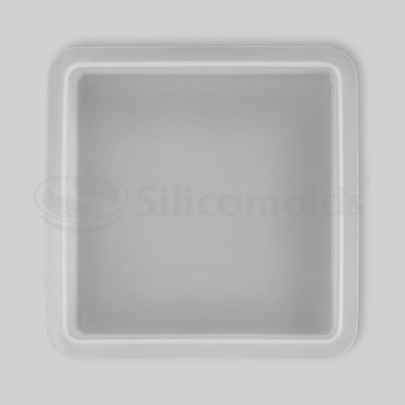SILICOMOLDS COASTER MOLD - SQUARE - BIG - SINGLE CAVITY - URP055- RM