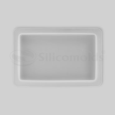 SILICOMOLDS COASTER MOLD - RECTANGLE - SINGLE CAVITY - 119 X 70 X 11 - URP056-RM
