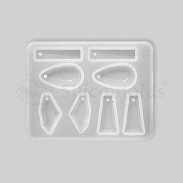 SILICOMOLDS - SILICONE RESIN EARRING MOLD - URP073-RM