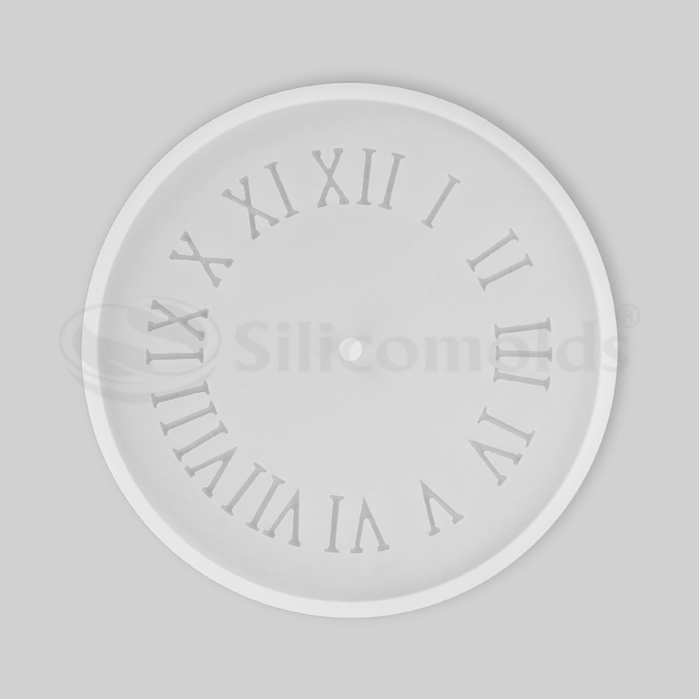 SILICOMOLDS - 8" CLOCK RESIN MOLD - URP075-RM