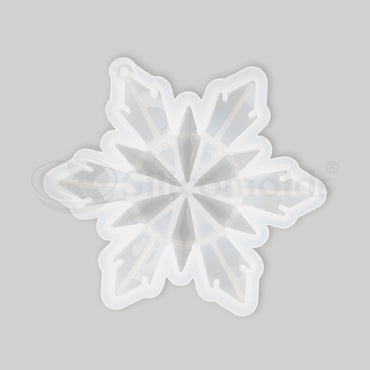 SILICOMOLDS - 4.5" STAR STAR FLAKES RESIN MOLD - URP109-RM