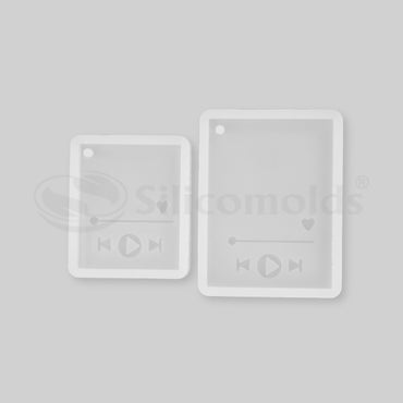 "SILICOMOLDS - SPOTIFY KEYCHAIN MOLD - SET OF 2 - URP120-RM"