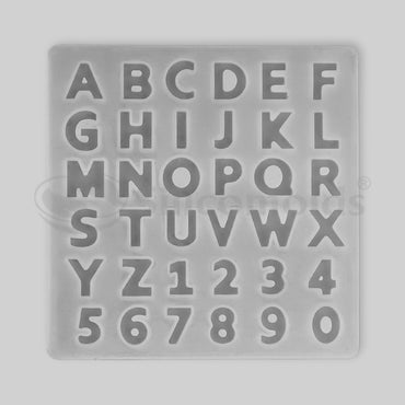 SILICOMOLDS- Alphabet Mold Small URP141RM