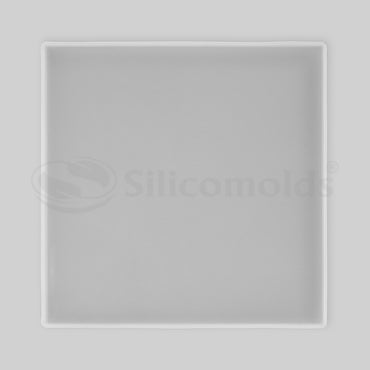 SILSILICOMOLDS - 8" x 8" SQUARE PLAIN TRAY 10MM - URP238-RM