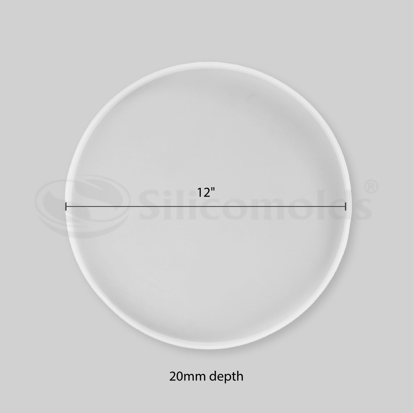 SILICOMOLDS 12" X 20MM ROUND MOLD - URP103-RM