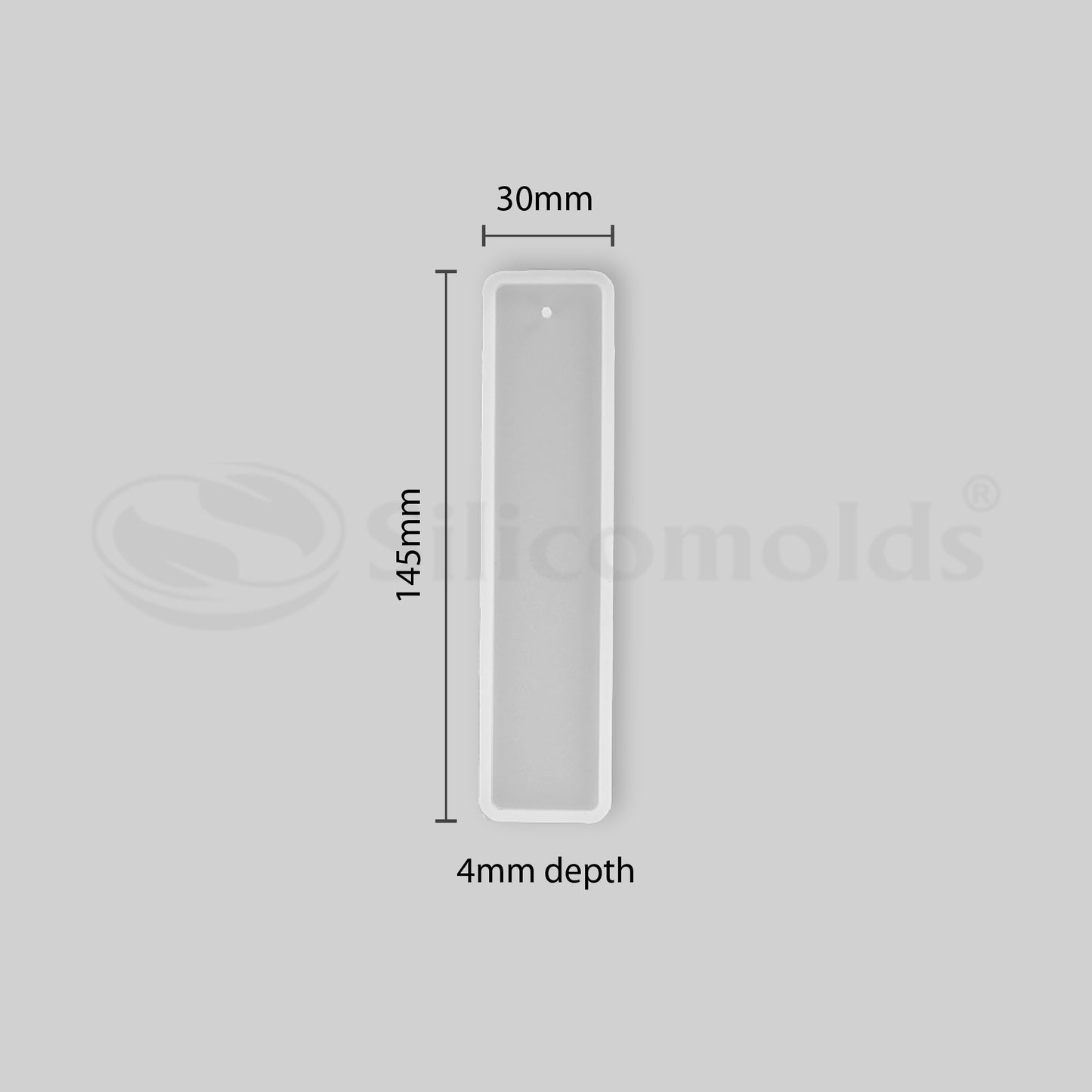 SILICOMOLDS - BOOKMARK RESIN MOLD - 145 X 30 X 4 MM - URP117RM