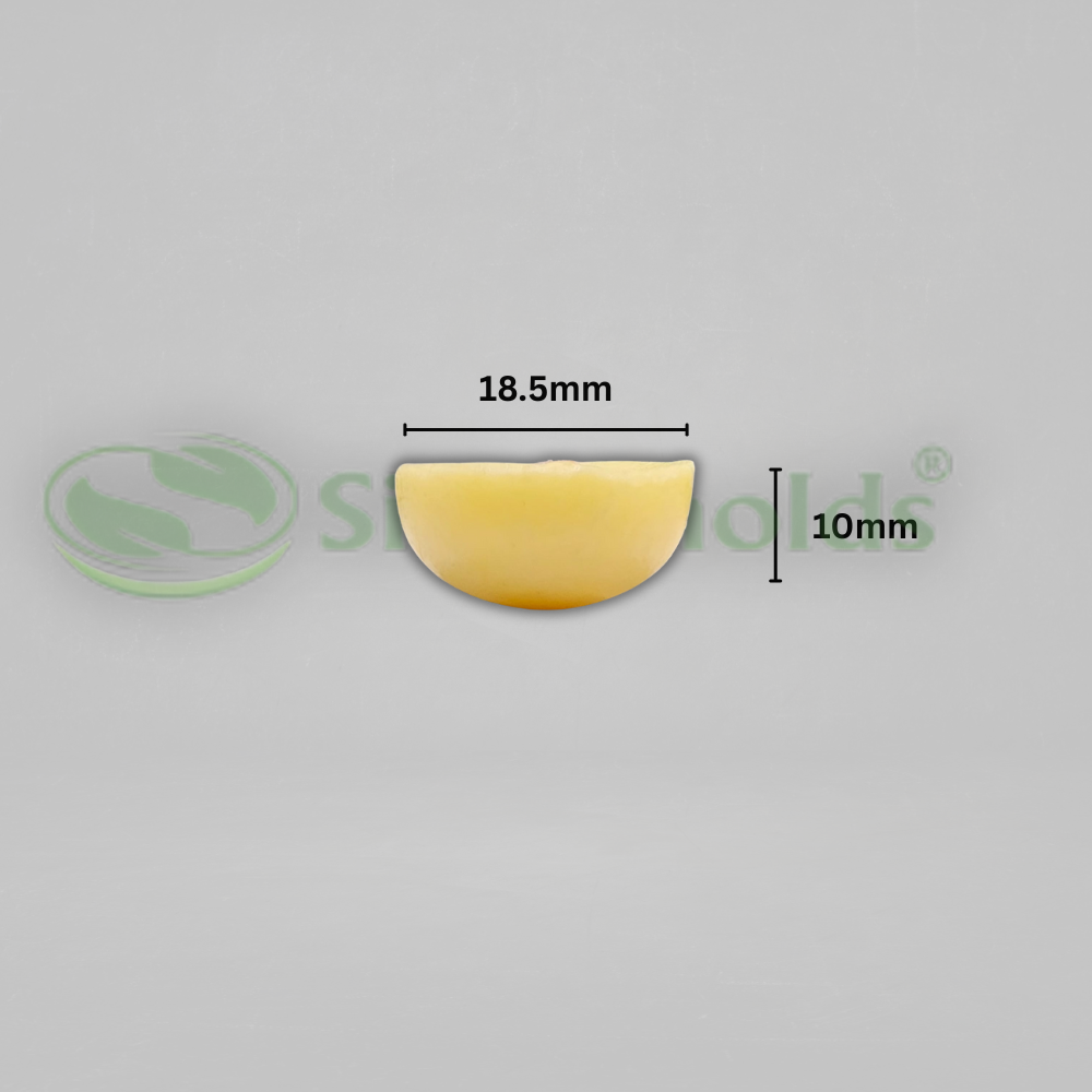 Silicomolds - Ghee Diya Mold - 2.75gms - round Bottom - 20 X 9.5mm - 50 Cavities - URP377GD
