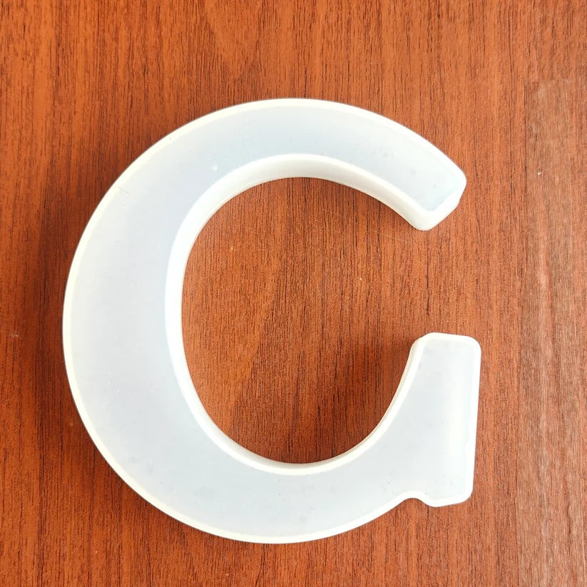 SILICOMOLDS -5.5" Monogram Abcd Alphabet Single Mould - URP184RM