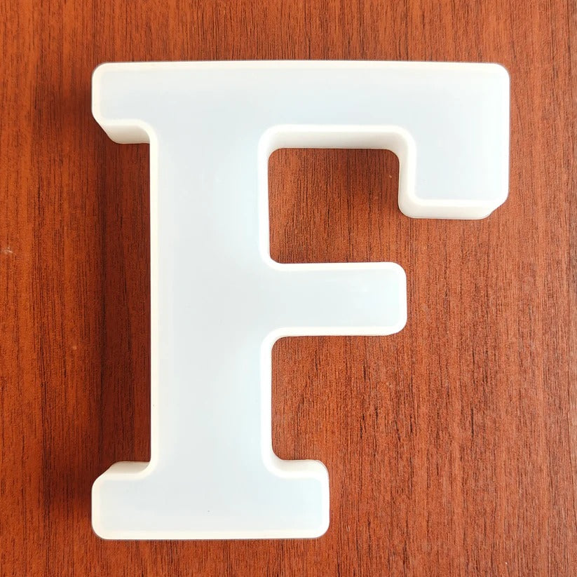SILICOMOLDS -5.5" Monogram Abcd Alphabet Single Mould - URP184RM