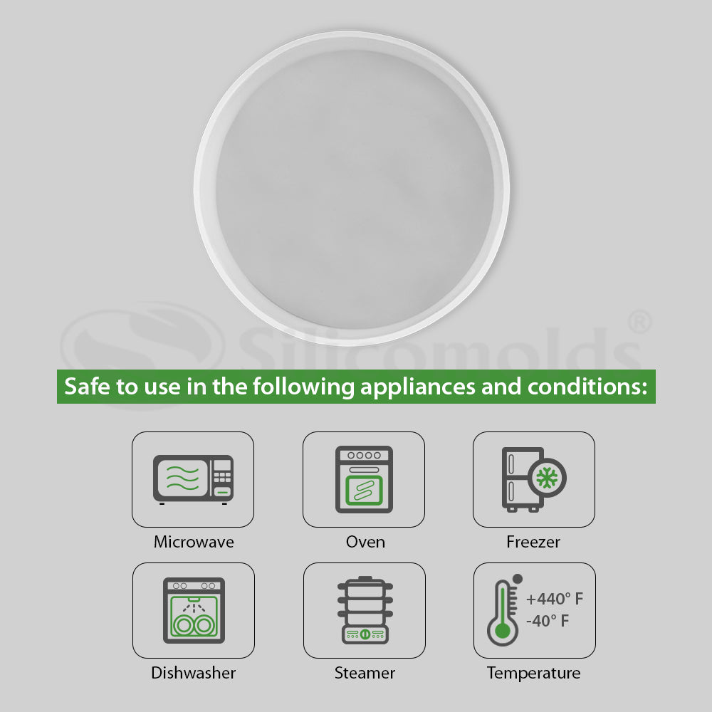 SILICOMOLDS - 6" X 50mm - ROUND DEEP CASTING MOLD - URP191-RM