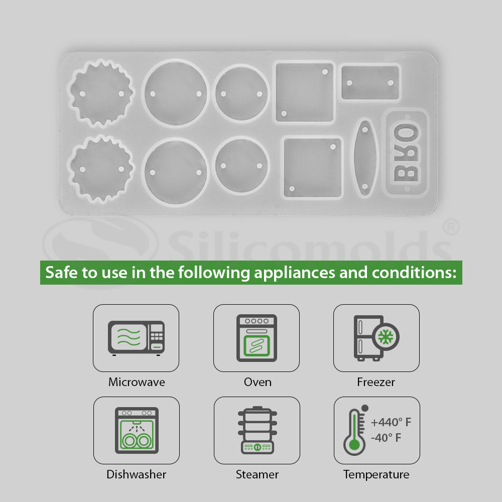 SILICOMOLDS - RAKHI MOLD - 11 CAVITY - URP121- RM