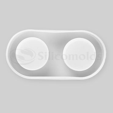 SILICOMOLDS-CAPSULE TEALIGHT 2CVT MOLDS-URP-265-RM
