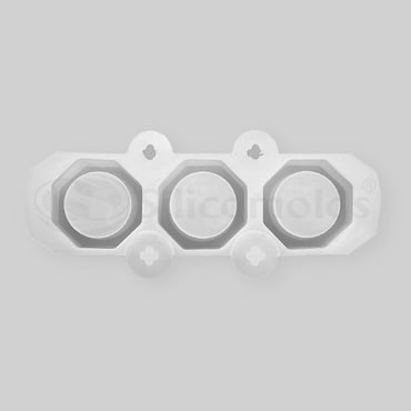 SILICOMOLDS - 3 in 1 PLANTER / ICE SHOT GLASS/CONCRETE MOLD - URP162-PM