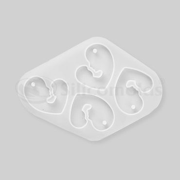 SILICOMOLDS-Mom And Child Pendant & KeychainURP303RM