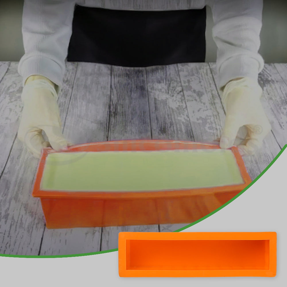 SILICOMOLDS - 1.8 Kgs - 3.5" X 2" X 12" - Silicone Loaf Mold -URP021SM