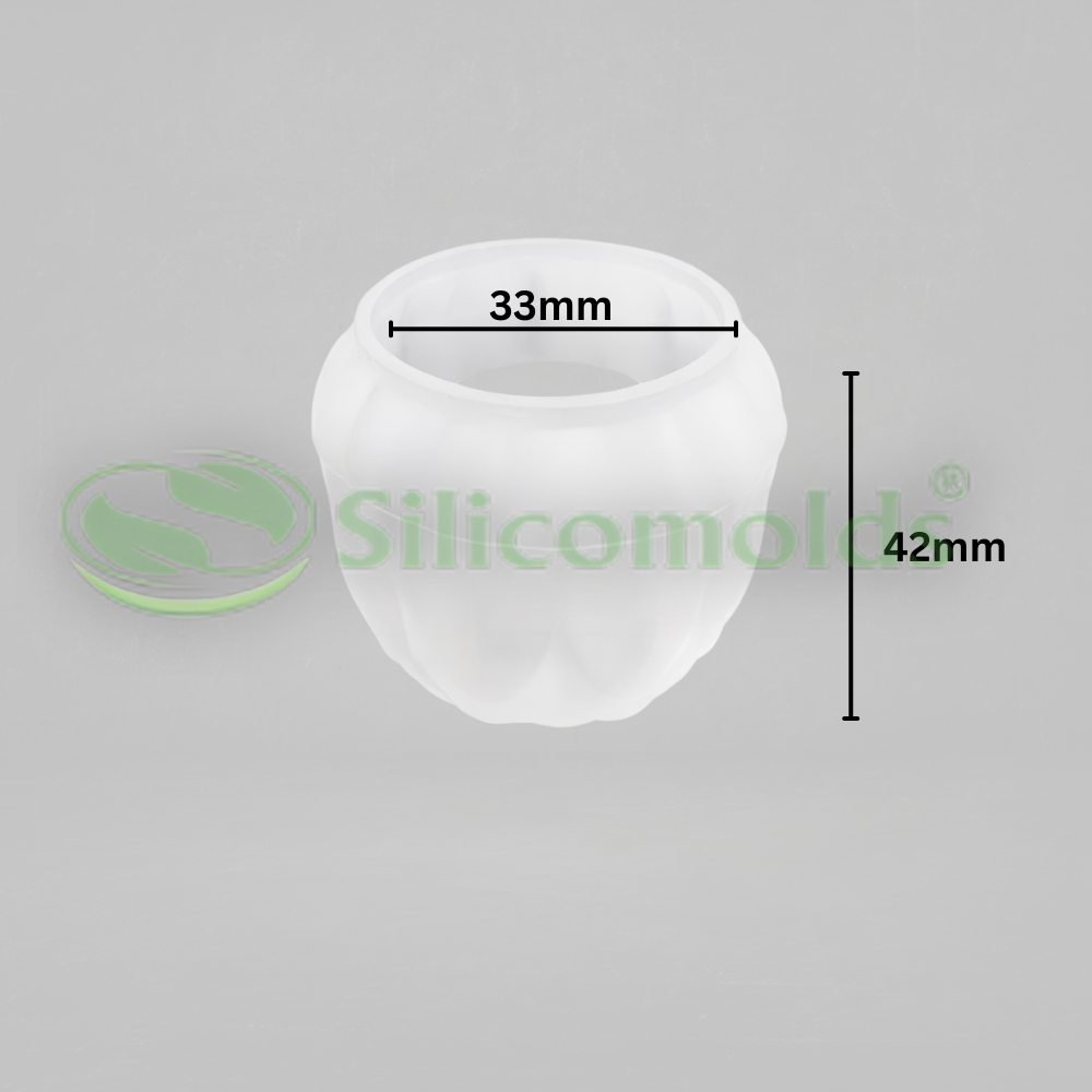 Silicomolds - Lotus Shape Candle / Wax Silicone Mold - URP361CM