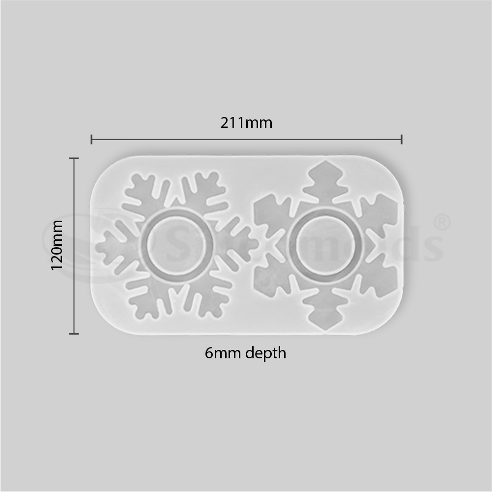 SILICOMOLDS-CHRISTMAS TEALIGHT HOLDER-283-RM