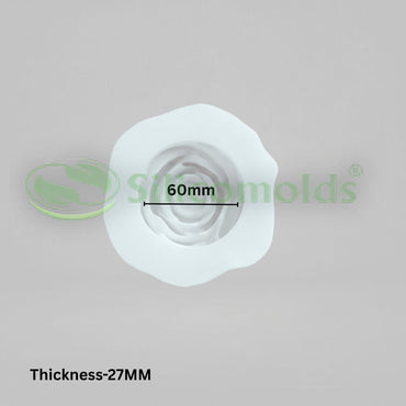Silicomolds -2.5" peony flower candle / wax mold-URP414CM