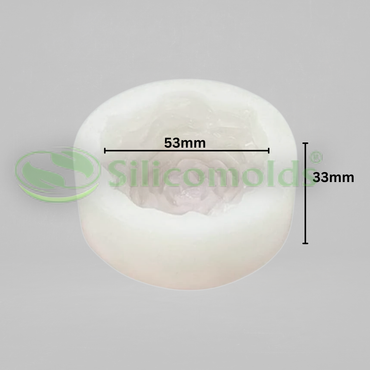 Silicomolds - Peony Flower Candle / Wax Silicone Mold - URP363CM