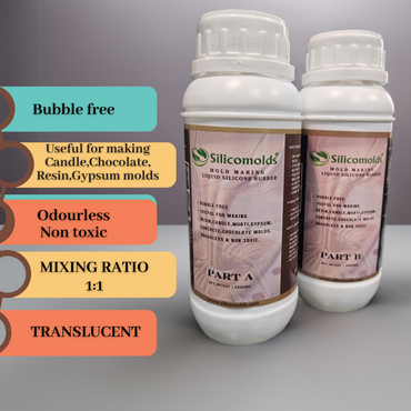 SILICOMOLDS - MOLD MAKING SILICONE - 1:1 -food grade.