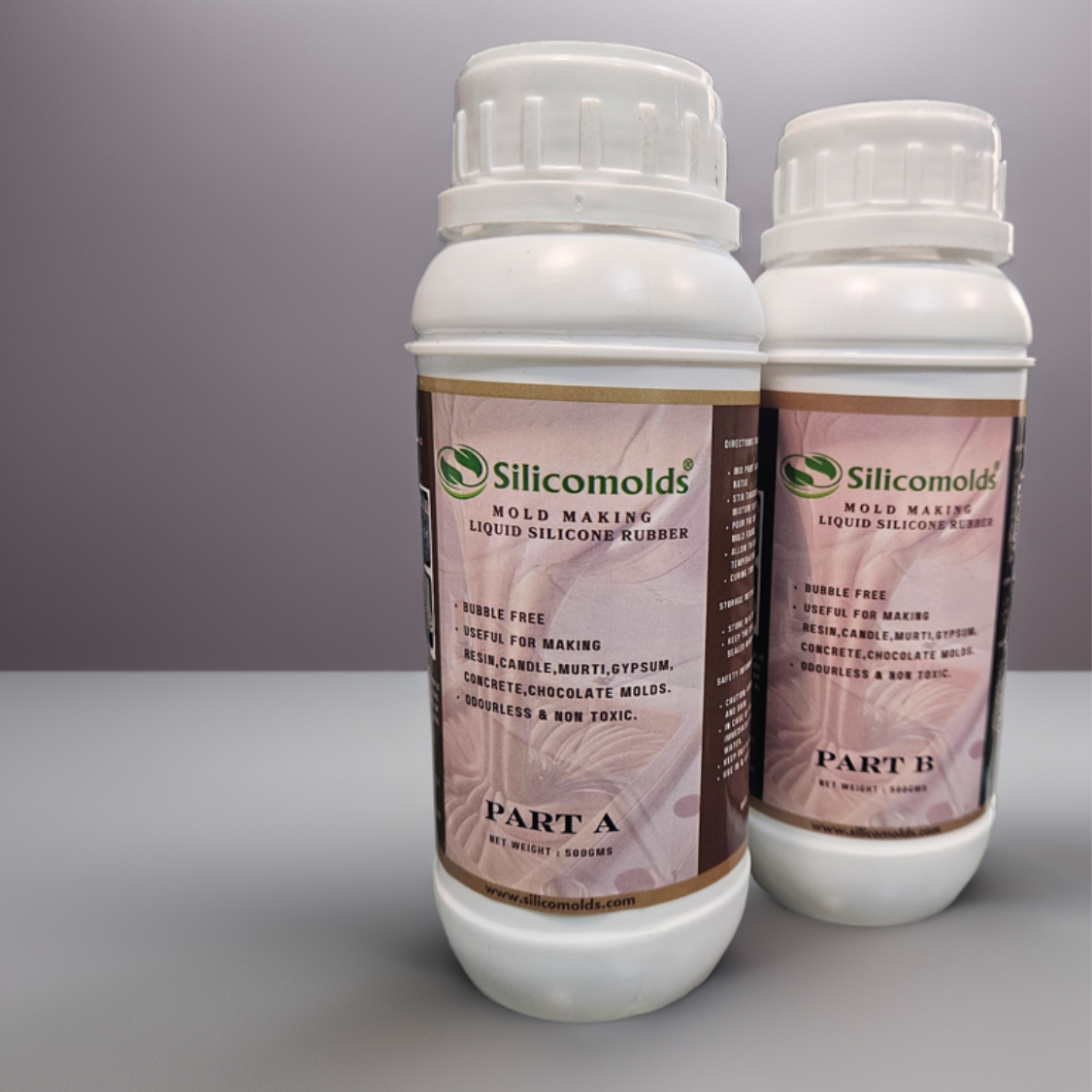 SILICOMOLDS - MOLD MAKING SILICONE - 1:1 -food grade.