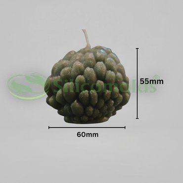 Silicomolds - Custard Apple Fruit Candle / Wax / Soap Silicone mold - URP397CM