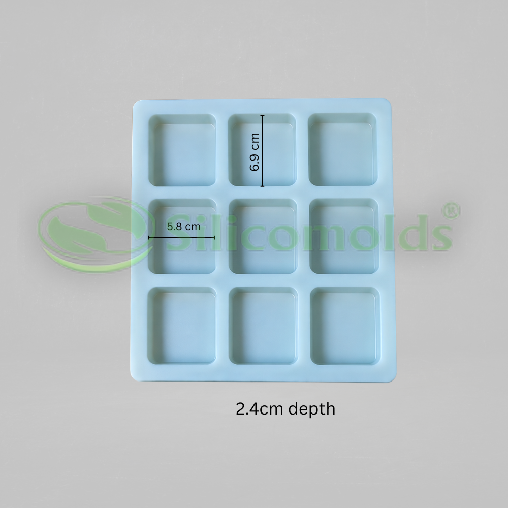 Silicomolds-100gms-Rectangle-Rounded Edge- Shape URP430SM