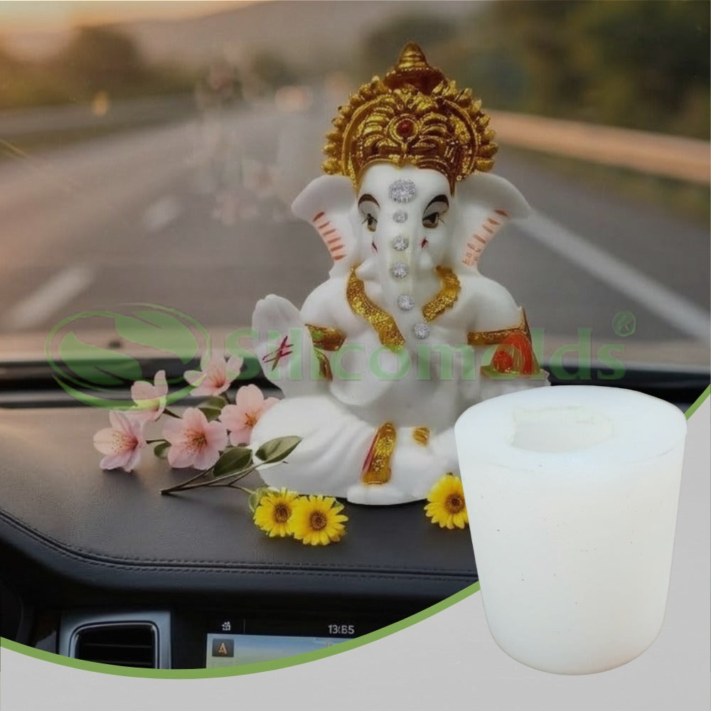 Silicomolds - Ganesh ji cardashboard design 2 Mold - URP405mm