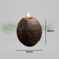 Silicomolds - Avacado Candle / Wax / Soap Silicone Mold - URP395CM