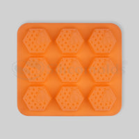 SILICOMOLDS - 70gms-Honey Bee – 9 Cavities Silicone Soap Mold -URP042SM
