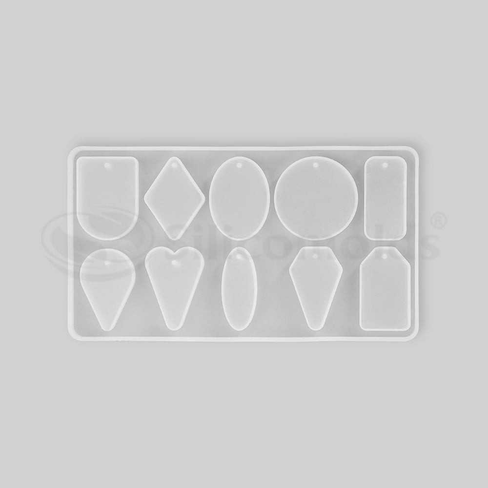 "SILICOMOLDS - PENDANT MOLD - 10 CAVITY - URP051 - RM"