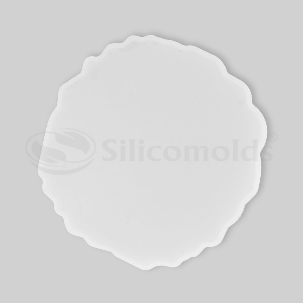 SILICOMOLDS 4" X 6MM AGATE COASTER MOLD - URP098-RM