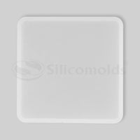 "SILICOMOLDS - 4"" X 4"" X 5MM SQUARE COASTER MOLD - URP164-RM"