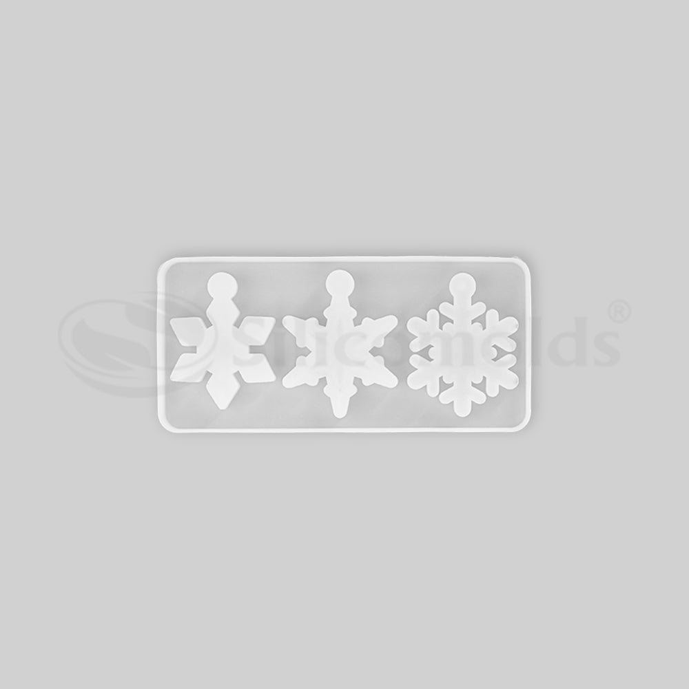 SILICOMOLDS- 3 DESIGN CHRISTMAS MOLD - URP171-RM