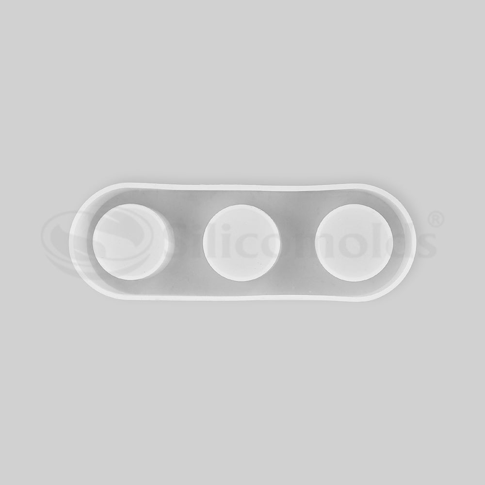 SILICOMOLDS CAPSULE TEALIGHT 3CVT MOLDS URP266RM