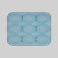 SILICOMOLDS - 45GMS - OVAL- SILICONE SOAP MOLD-URP043-SM