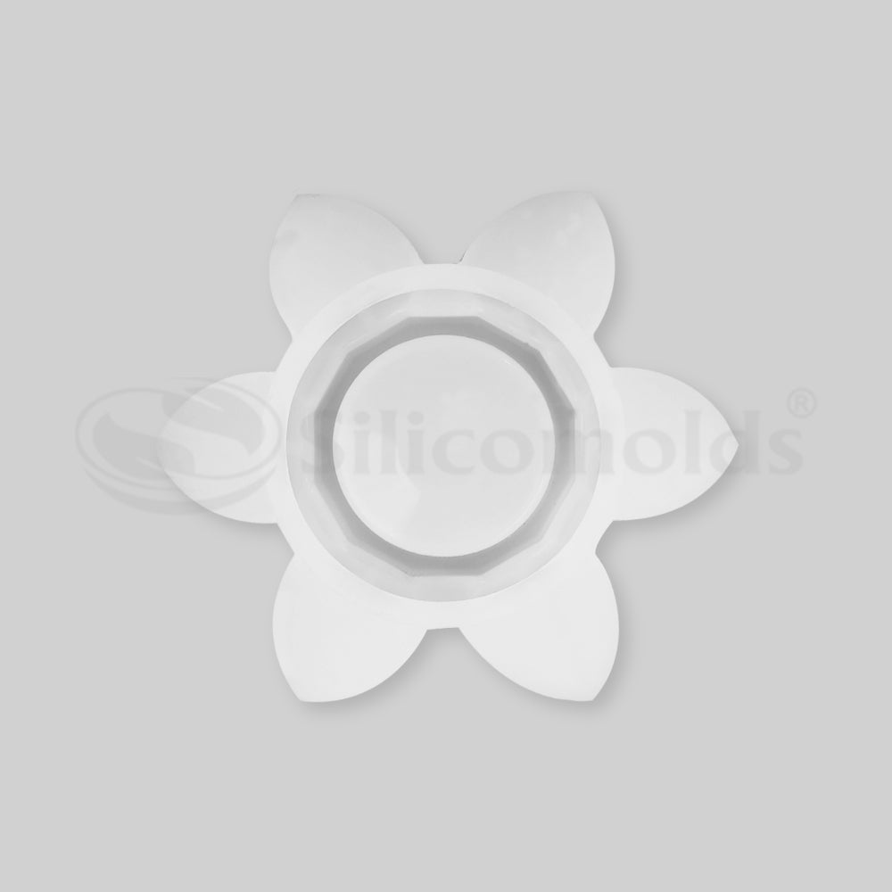 SILICOMOLDS - LOTUS SHAPE TEALIGHT CANDLE OLDER - SILICONE MOLD - DESIGN - 3 URP226-RM