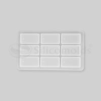 SILICOMOLDS - 1" X 2" X 5MM - 9 CAVITY - SILICONE MOLD - URP249-RM